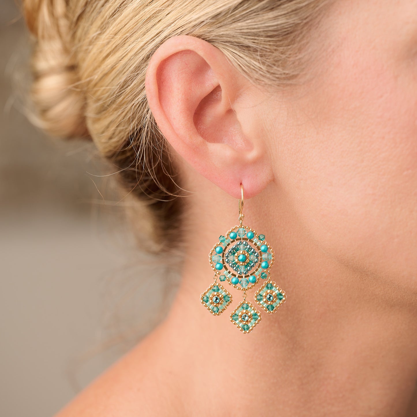 Diamond Bloom Turquoise